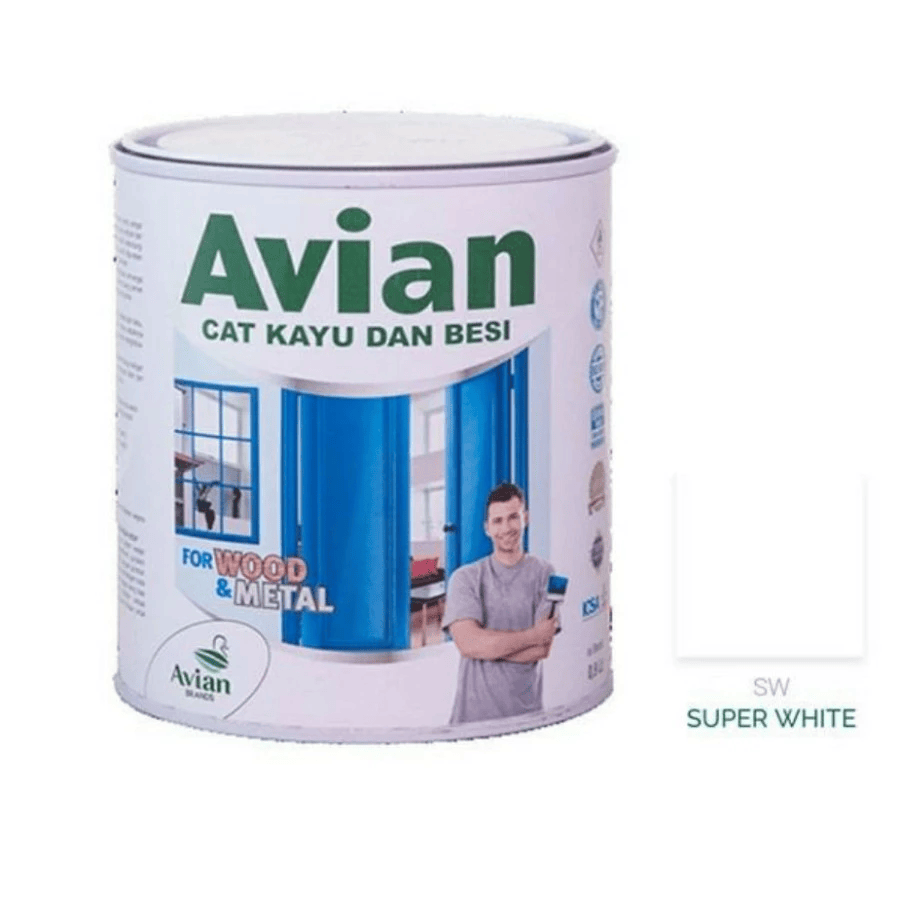 cat kayu